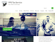 Tablet Screenshot of ppstaxservice.com